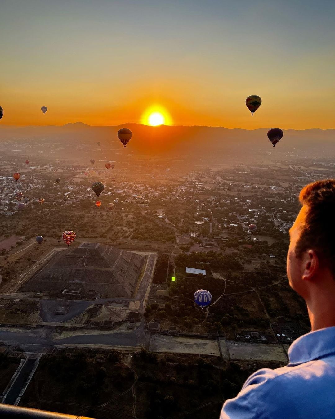 Harry Shimmin en Teotihuacán, México
