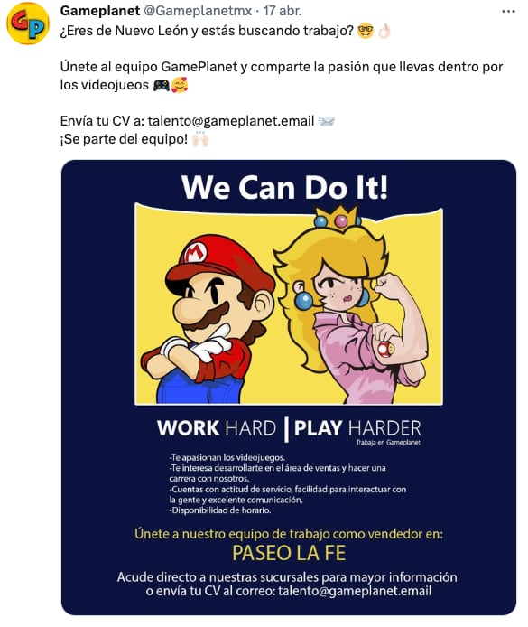 Pese a su remate y rumores de quiebra, GamePlanet sigue contratando