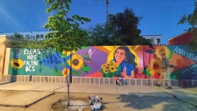 Mural en Baja California Sur, Ana Luisa Gutiérrez