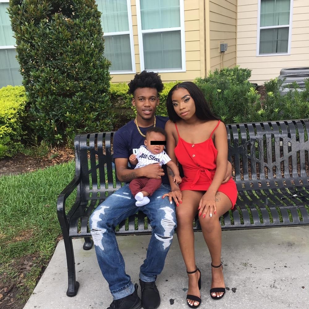 Shamaya Lynn y su familia.