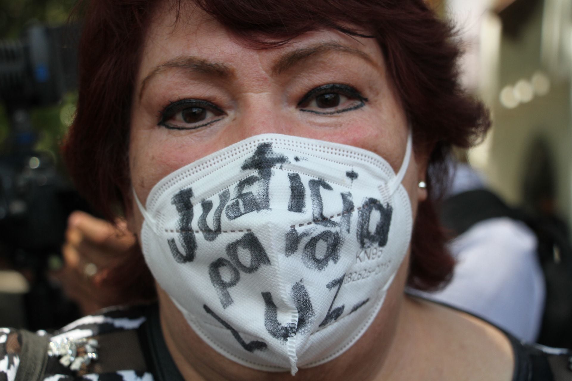 Protesta de la colectiva Yo cuido México que exige justicia para Luz Raquel Padilla, asesinada en Jalisco