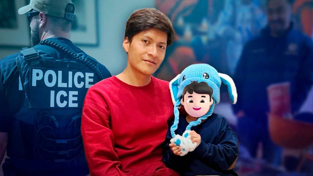Liam, menor detenido por ICE, regresa a casa junto a su papá
