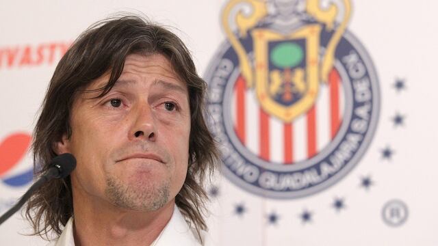 Matías Almeyda en su última conferencia de prensa con Chivas.