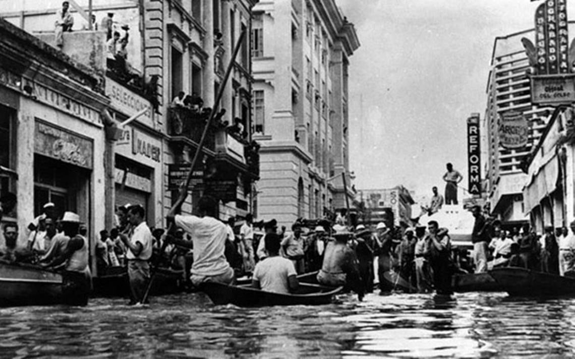 Daños por el huracán Hilda, Tampico 1955