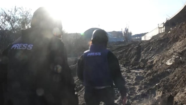 Reporteros de Sky News atacados en Ucrania