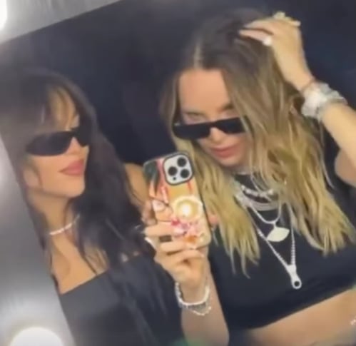 Reencuentro de Belinda y Danna Paola