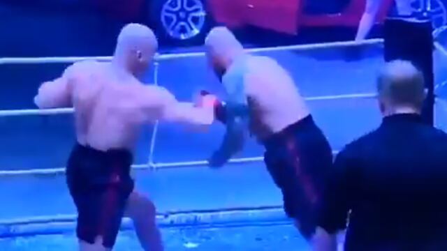 El momento del nocaut