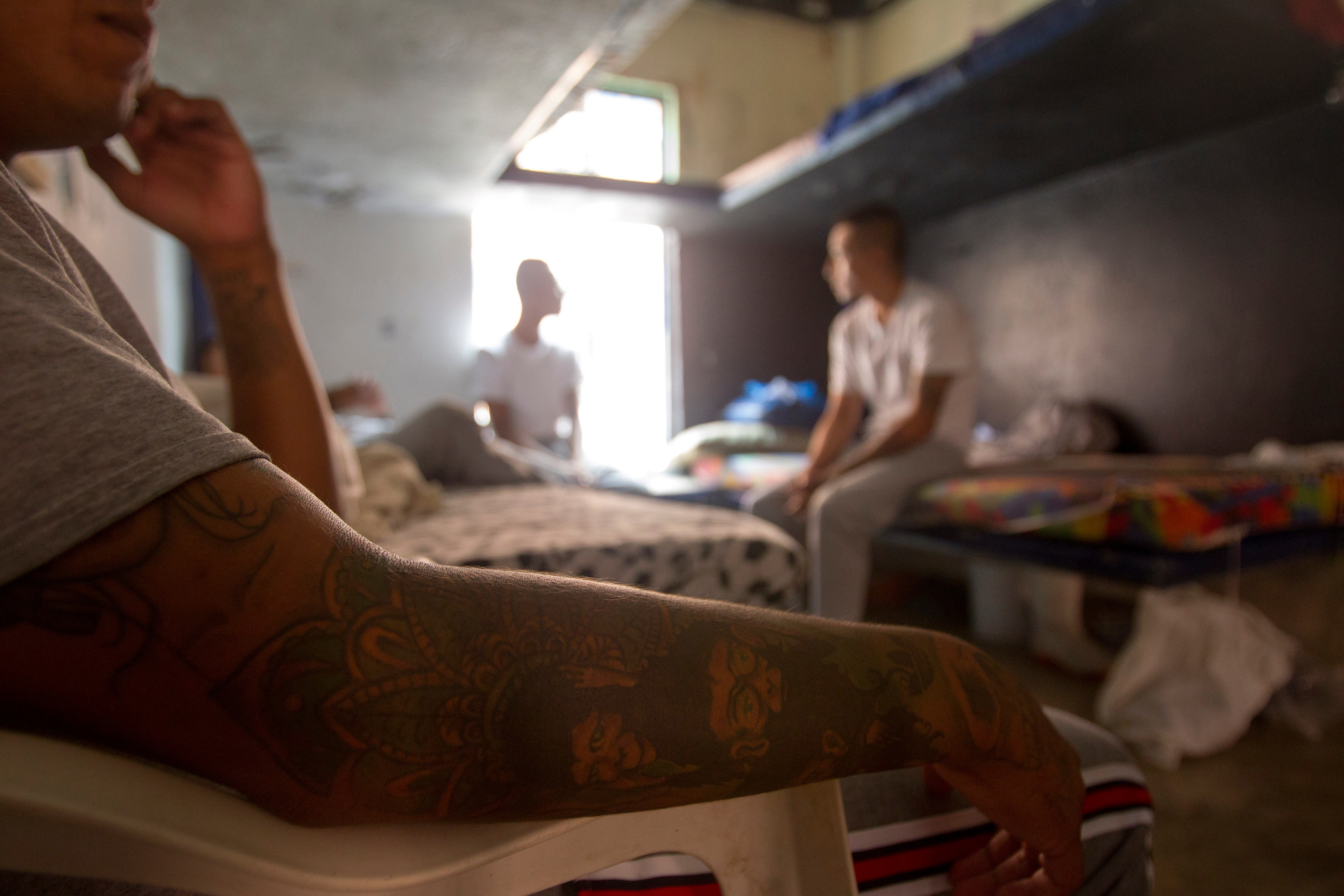 Interior de una celda del Penal Topo Chico