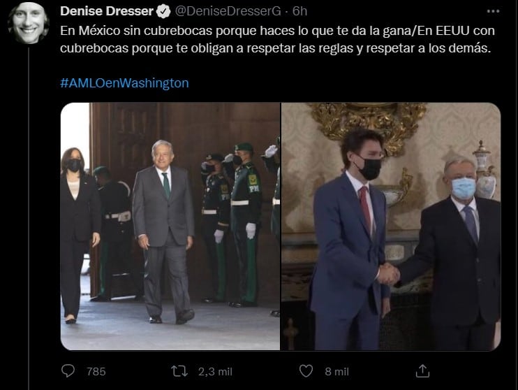 Denisse Dresser critica a AMLO