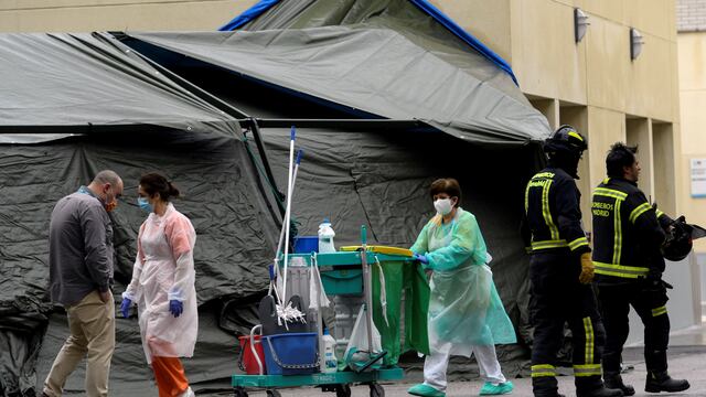 Un hospital en Madrid, España.