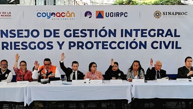 Giovani Gutiérrez y Myriam Urzúa refuerzan la prevención de riesgos en Coyoacán.
