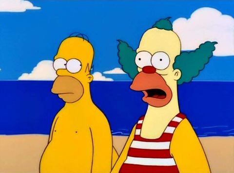 Krusty y Homero