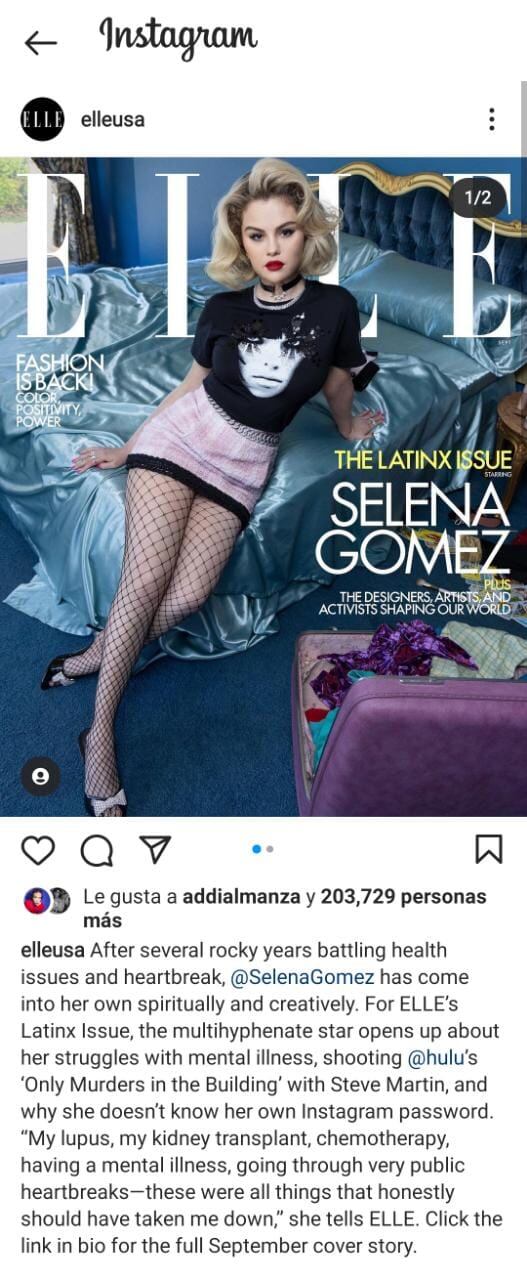 Publicación de Instagram