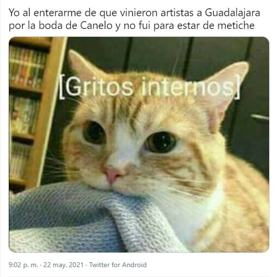 Usuarios en redes sociales crearon diversos meme de la boda de 'El Canelo' Álvarez