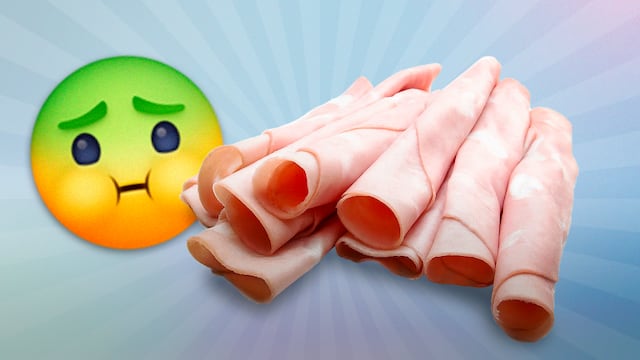 En la imagen se ven rollos de jamón malo para la salud