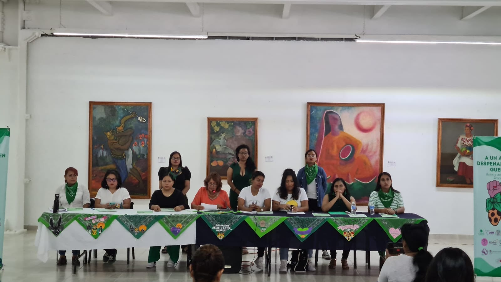 Conferencia de prensa de la Red Guerrerense