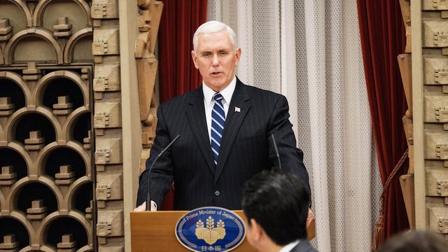 Vicepresidente de Estados Unidos, Mike Pence