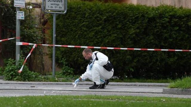 Investigación en la zona del ataque en Alemania.