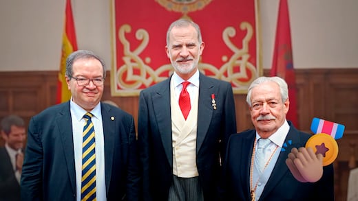 Gonzalo Celorio recibe el Premio Cervantes de manos de Felipe VI
