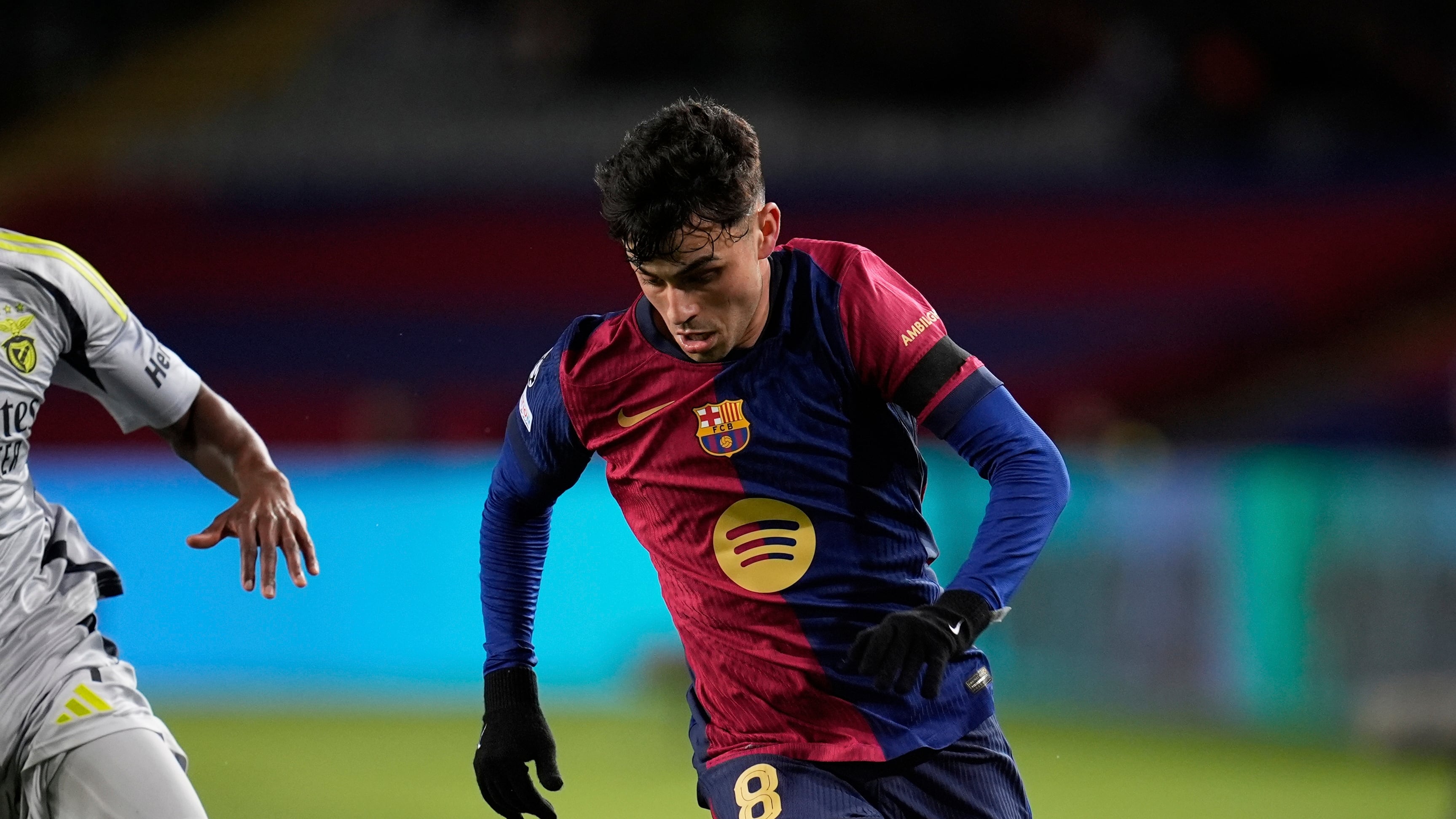 Pedri González con el Barcelona