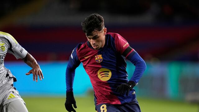 Pedri González con el Barcelona