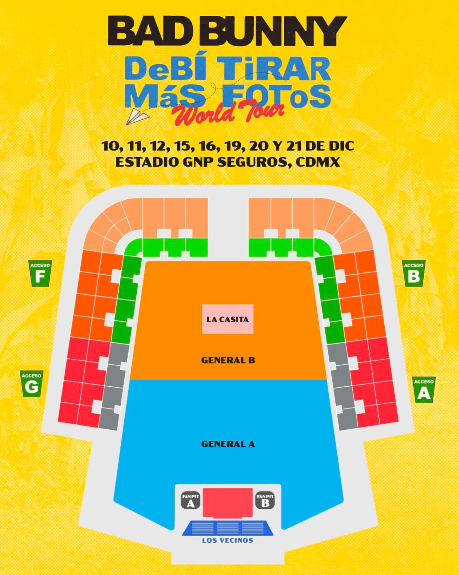 El concierto de Bad Bunny en CDMX abre nueva sección llamada "Los Vecinos"