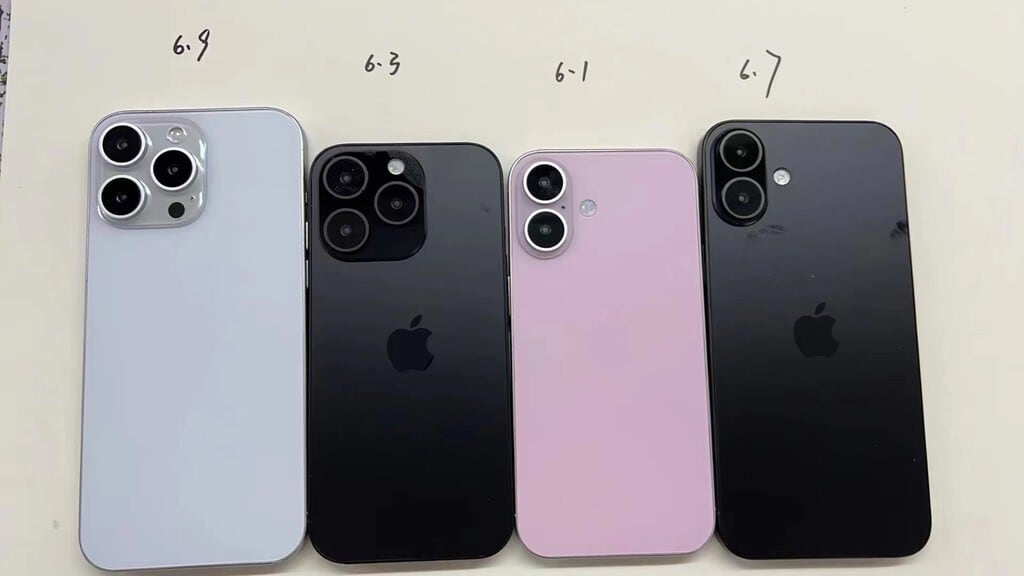 iPhone 16 nuevos tamaños