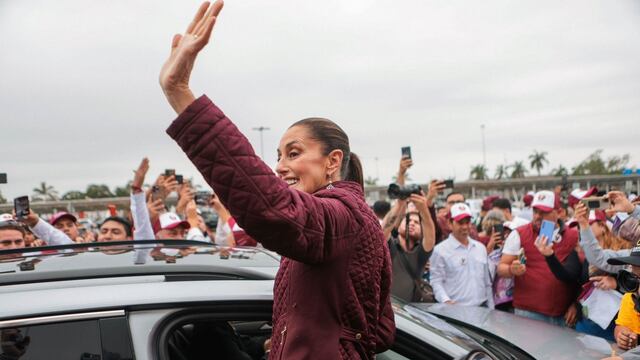 Claudia Sheinbaum, candidata presidencial por la coalición Sigamos Haciendo Historia
