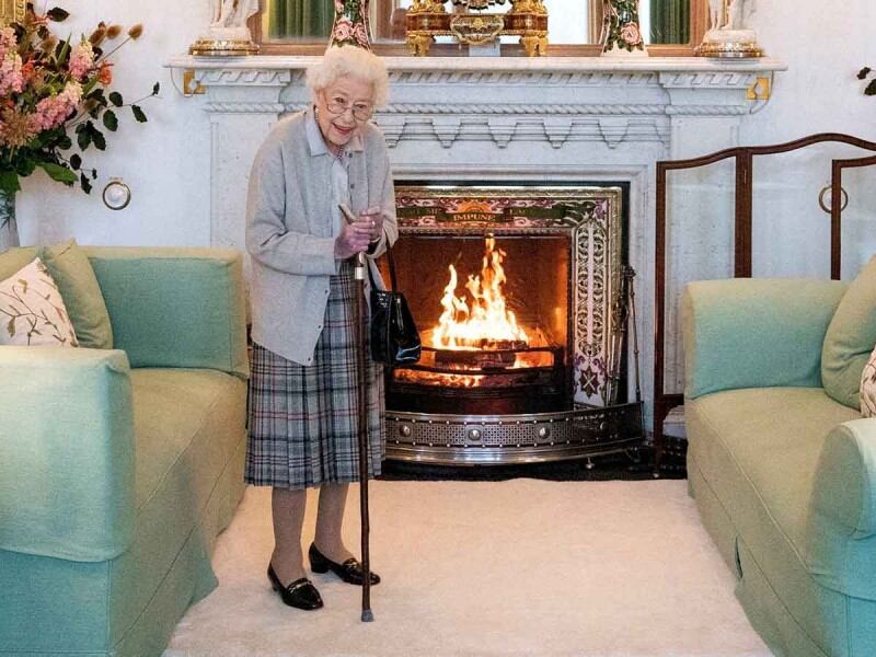 Última foto de la reina Isabel