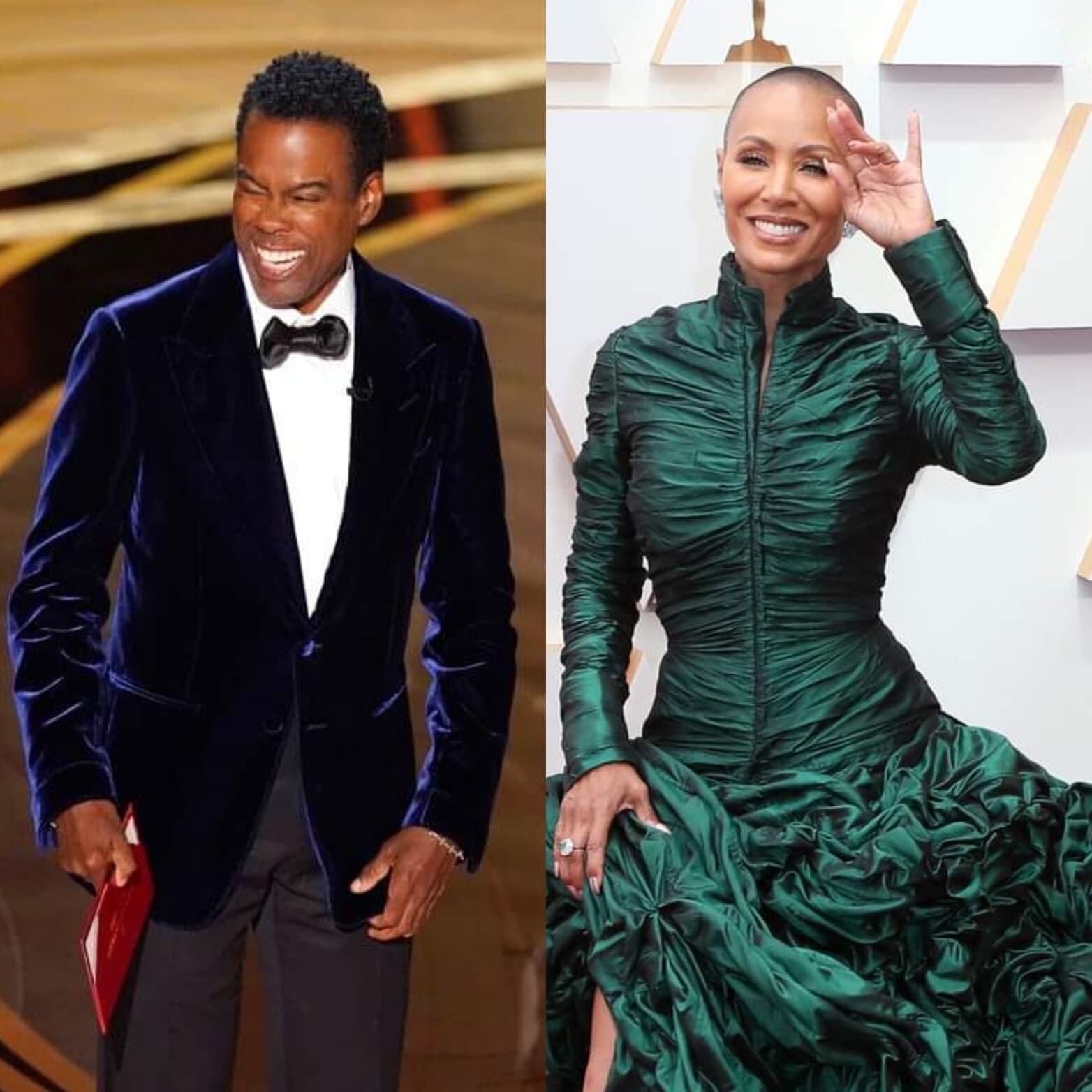 Chris Rock y Jada Pinkett Smith.