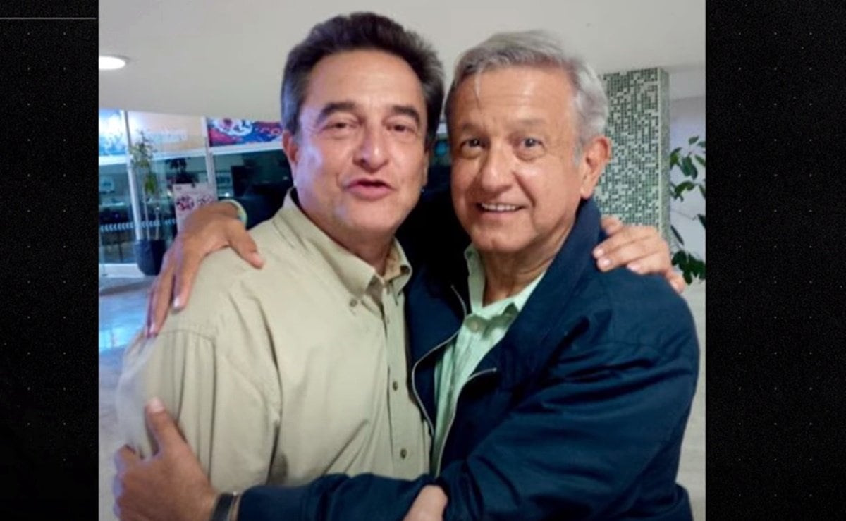 Pío López Obrador y AMLO