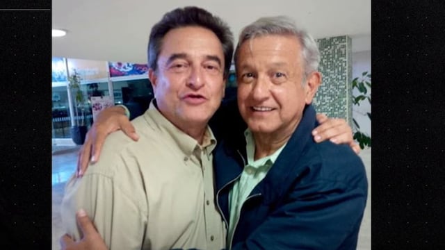Pío López Obrador y AMLO