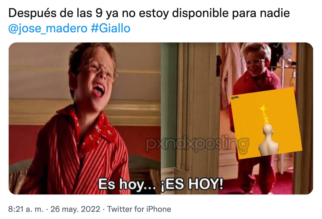 Meme por disco de José Madero