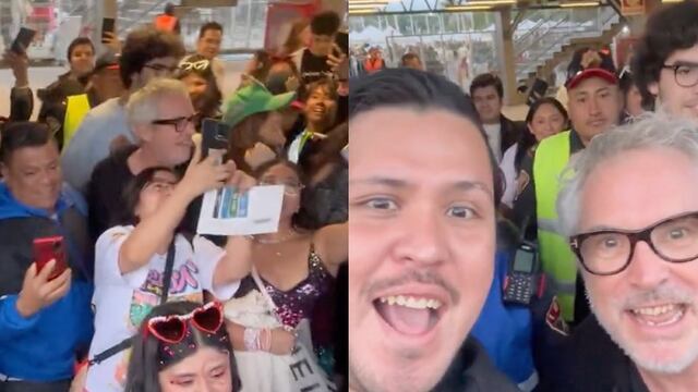 Alfonso Cuarón llega al concierto de Taylor Swift