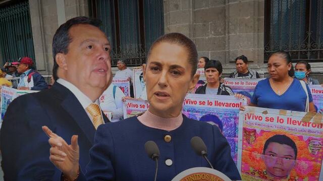 Familiares de los 43 de Ayotzinapa piden a Sheinbaum avanzar en el caso de Ángel Aguirre