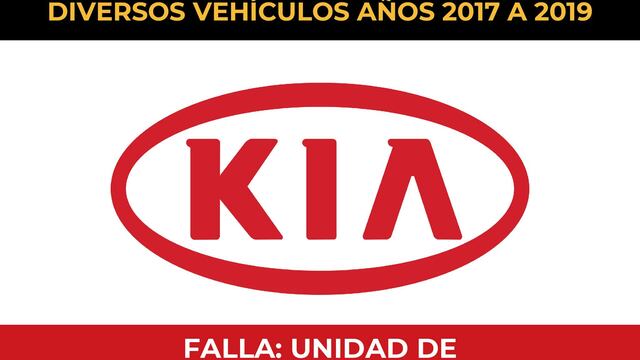 Kia llama a revisar 4 modelos de autos