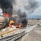 Autopista México-Puebla: Volcadura e incendio de pipa de combustible causa cierre total a la circulación