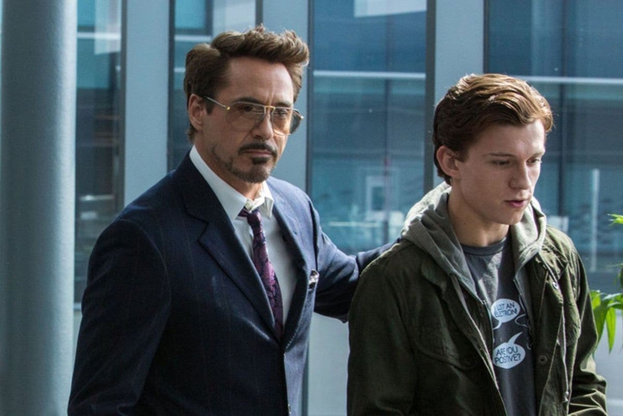 Peter Parker y Tony Stark