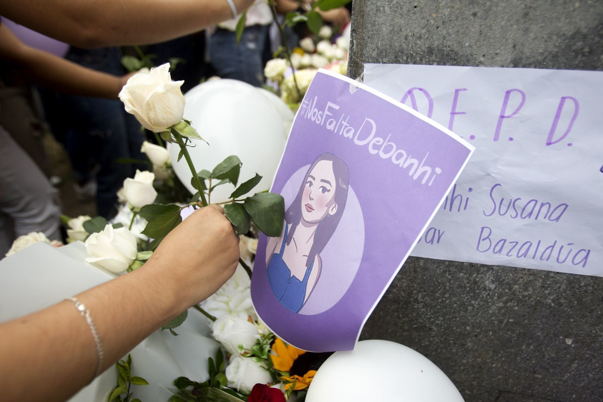 Protesta por justicia para Debanhi