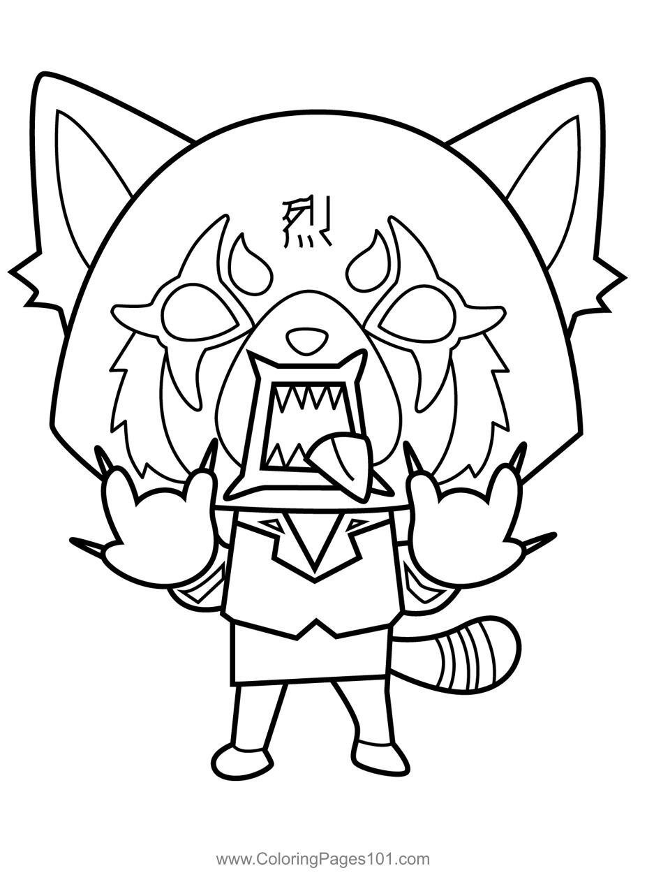 Dibujos de Aggretsuko por su cumpleaños este 6 de noviembre