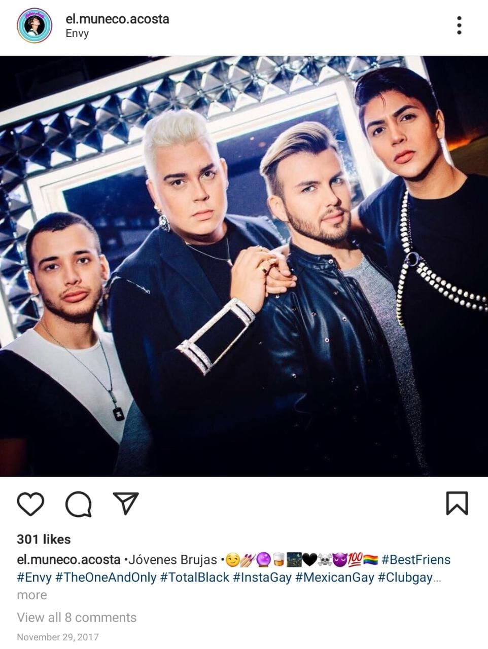 Juan Carlos (@jcvillalobosjc) y Gabriel Roth (@el.muneco.acosta) a la derecha