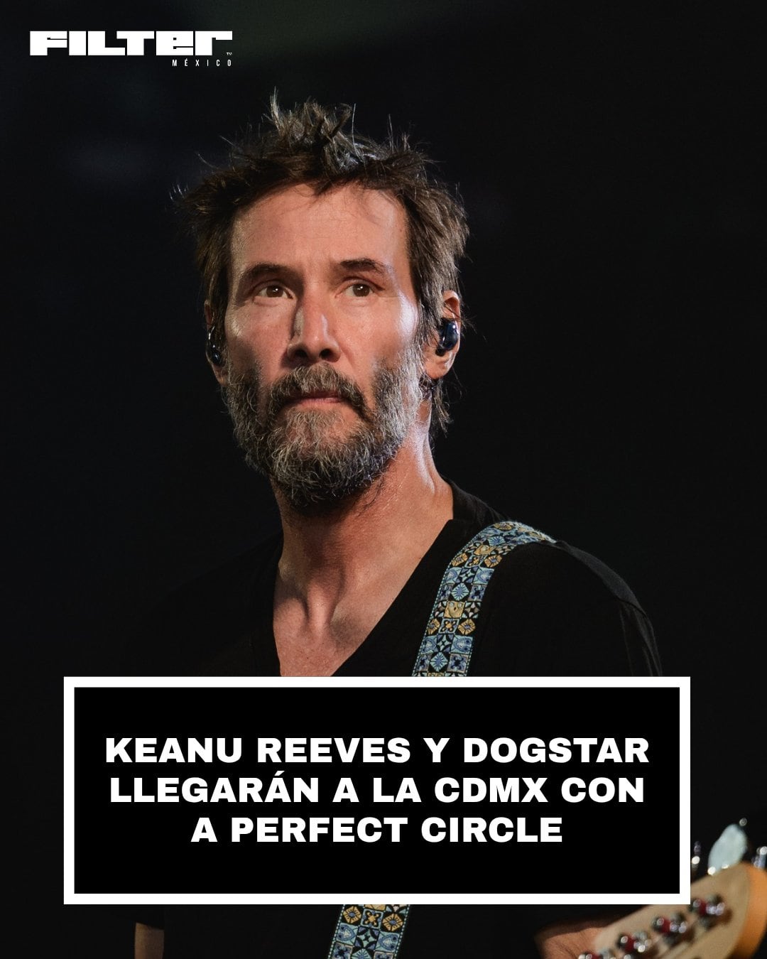 Keanu Reeves en México con Dogstar: tocarán con A Perfect Circle y Puscifer
