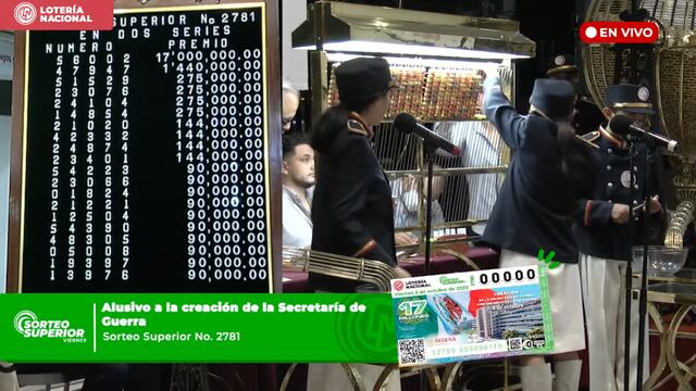 Resultados Sorteo Superior 2781 de Lotería Nacional en vivo: ganadores de hoy 6 de octubre