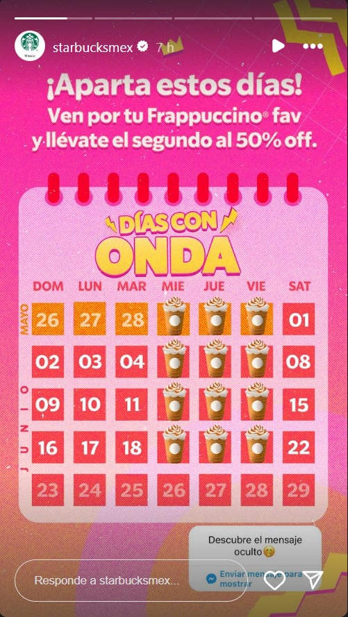 Promoción de Starbucks