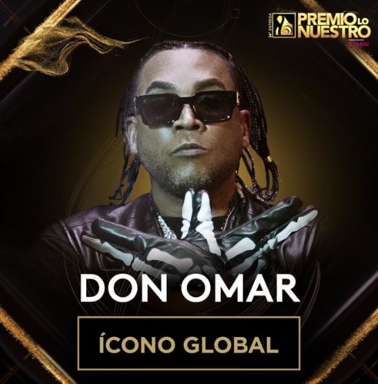 Premios Lo Nuestro 2024: reconoce a Don Omar como Ícono Global