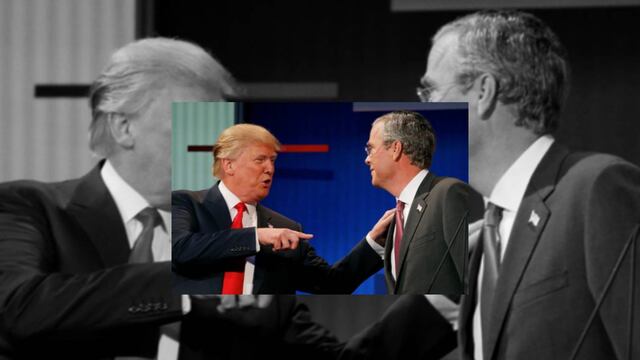 “No está tomando seriamente la posibilidad de ser presidente de Estados Unidos. Parece que es un actor jugando el papel del candidato para presidente”, declaró Jeb Bush sobre Trump.
