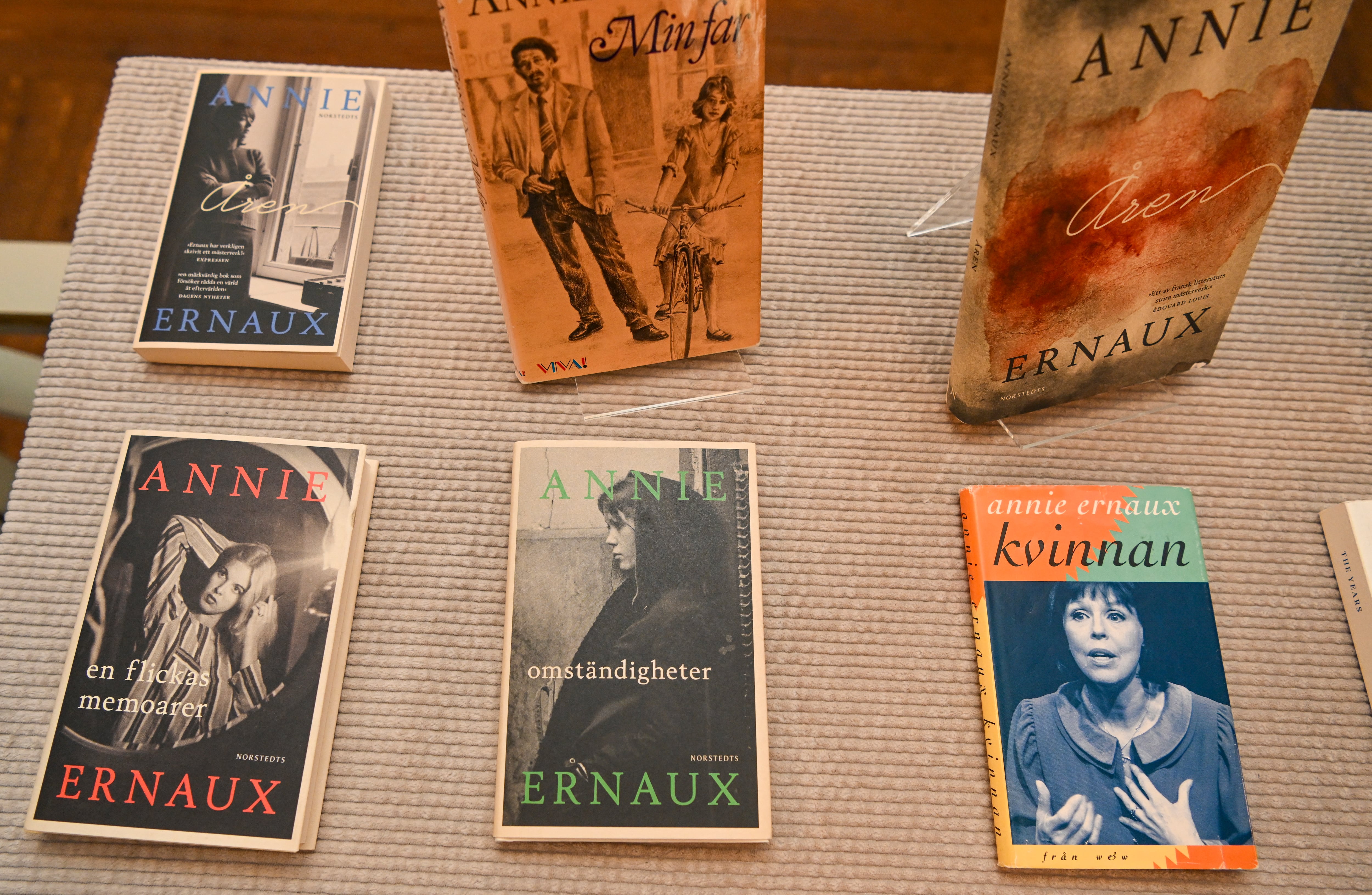 Libros de Annie Ernaux, ganadora del Premio Nobel 2022 de Literatura