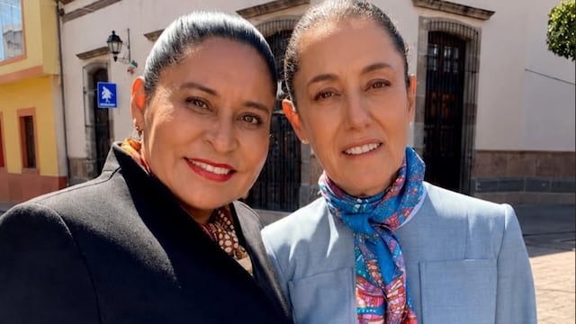 Ana Lilia Rivera y Claudia Sheinbaum