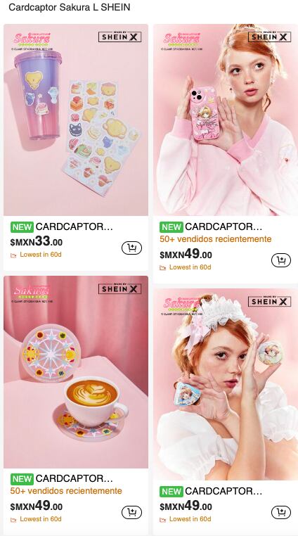 Sakura Card Captor estrena colección en Shein
