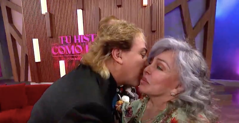 Cristian Castro y Verónica Castro en Tu Historia Como La Mía, con Rocío Sánchez Azuara